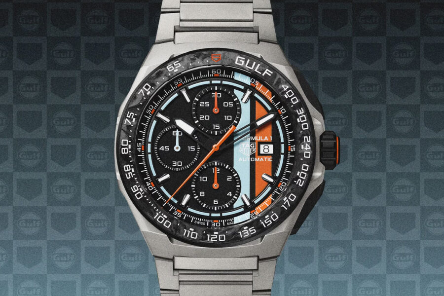 TAG Heuer Gives Its Gulf Formula 1 an Automatic Movement for the First Time