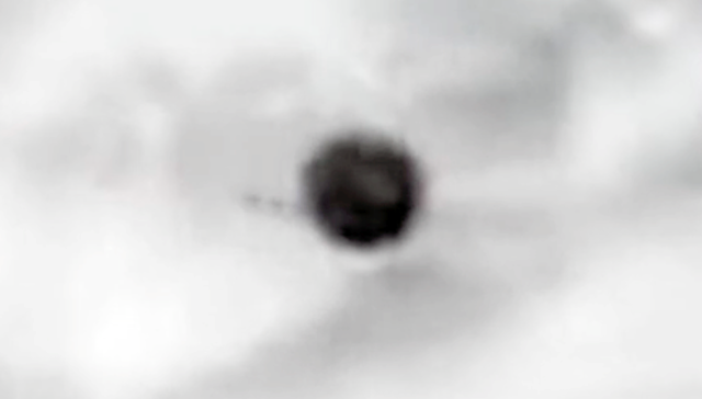 Giant Black Sphere Seeds Clouds With Mini Orbs! Nov 23, 2020 UFO UAP Paranormal Sighting News.