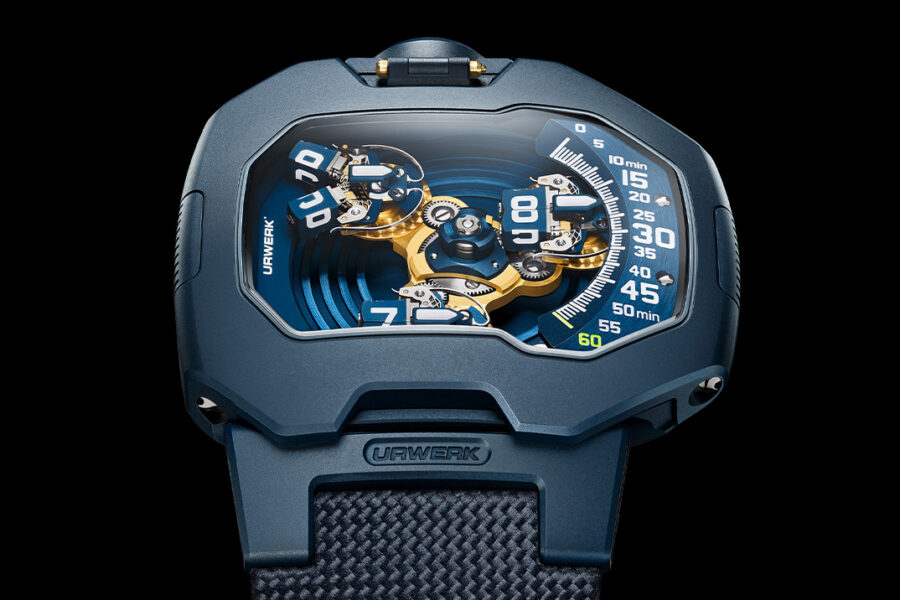 Urwerk Retires Its Vulcan-Saluting UR-120 with the Blue Planet Edition