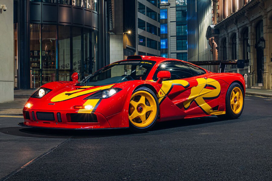 Pink Floyd Drummer Nick Mason’s One-Off “Pop Art” McLaren F1 GTR Is Heading to Auction