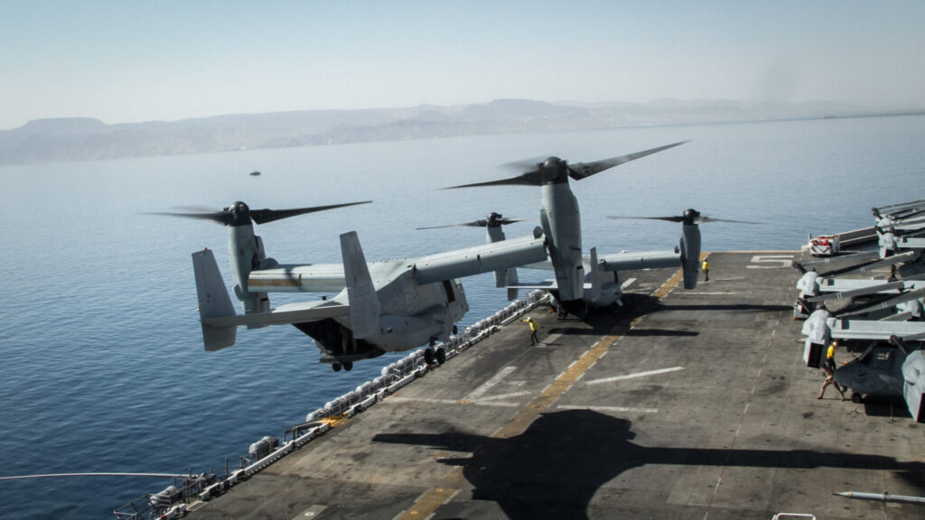 Marine Corps accepts last Osprey aircraft