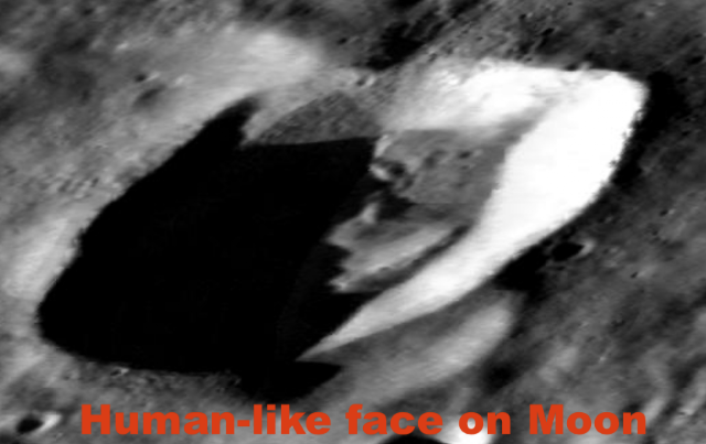 Three Alien Faces And One UFO On Moon Map, July 10, 2026, UFO UAP Sightings Daily News.