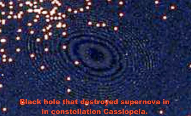 I found a black hole that destroyed a supernova…a scientific first in the world! NASA didn’t see it! So you see it here first! UFO Sighting News.