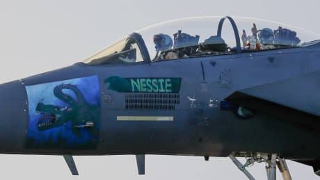 Lakenheath F-15Es Return From Middle East Combat Deployment With Striking Nose Art