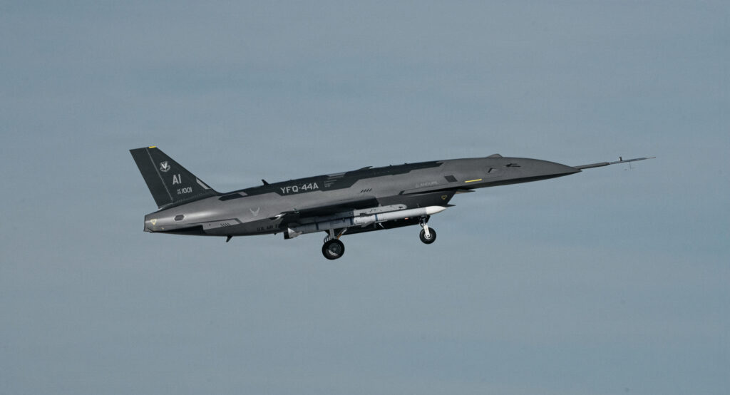 In first, Air Force fires live shot off CCA wingman drone