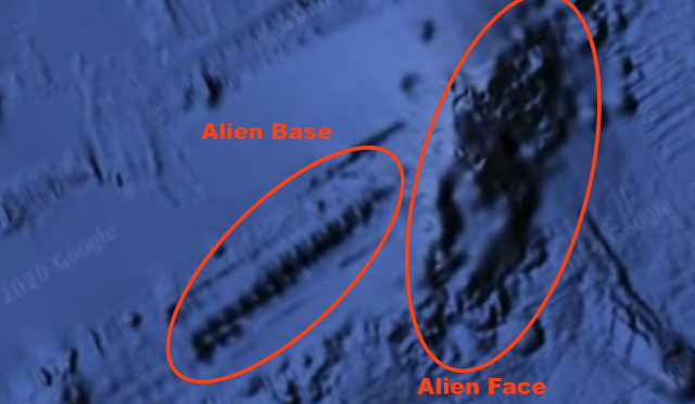 Ancient alien base off California Coast! With Face of species that made it! UFO UAP Sighting news.