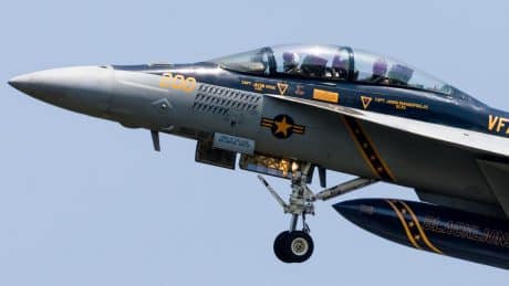 USS Ford’s Super Hornet Spotted with New Mission Markings