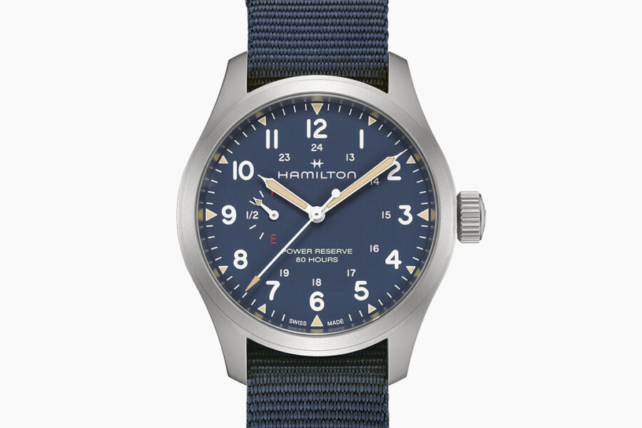 Hamilton Bolted a Literal Fuel Gauge Onto Its Legendary Khaki Field in Two Fresh Military Colorways