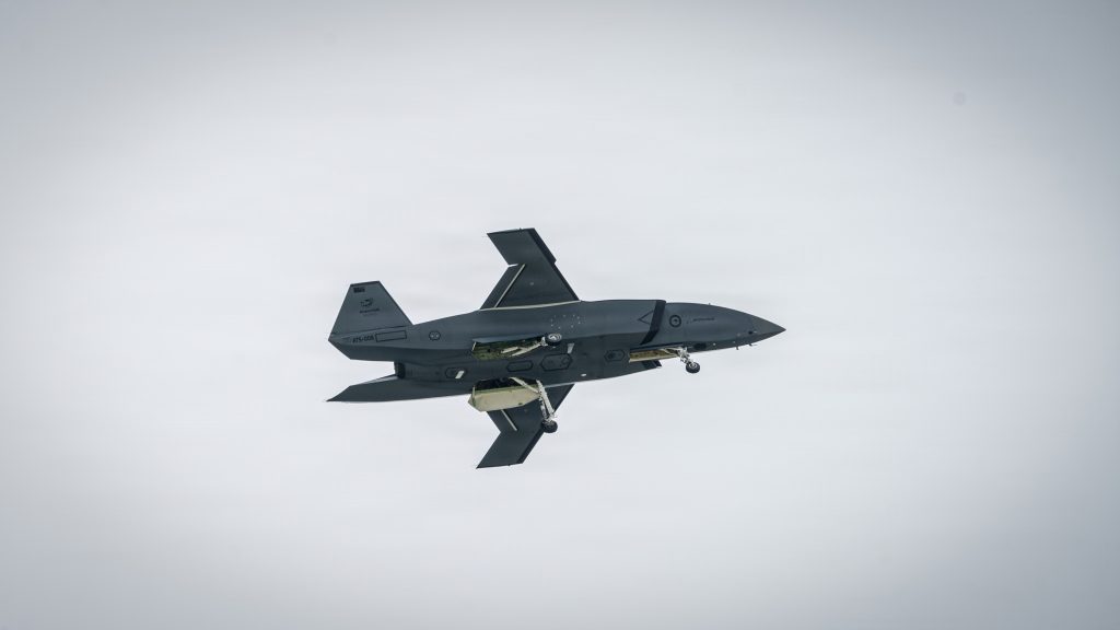 MQ-28 flies with F-15EX, takes on fuel from HC-130J in Pacific exercises