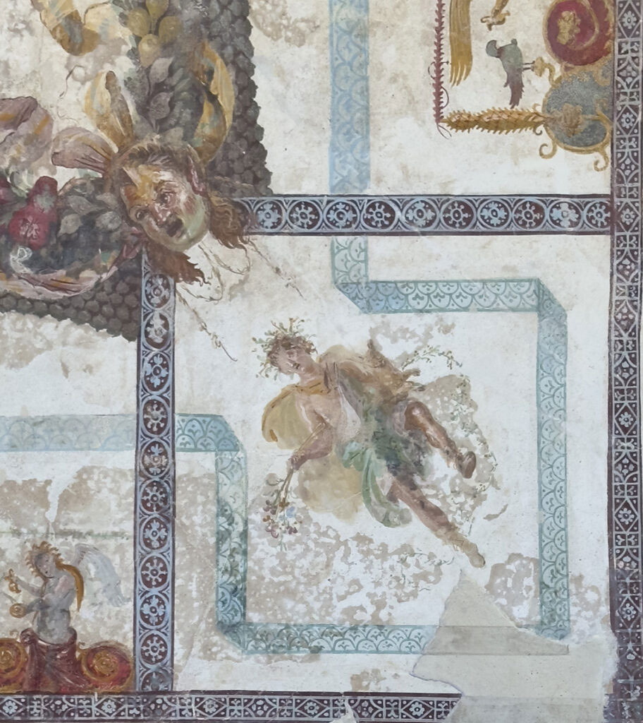 Pompeii Ceiling Fresco Restored
