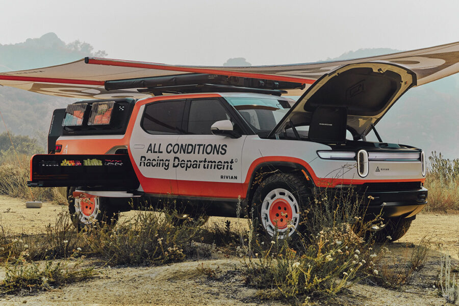 Rivian and Nike ACG Turned an R1T Into an Off-Grid Aid Station for 100-Mile Trail Races
