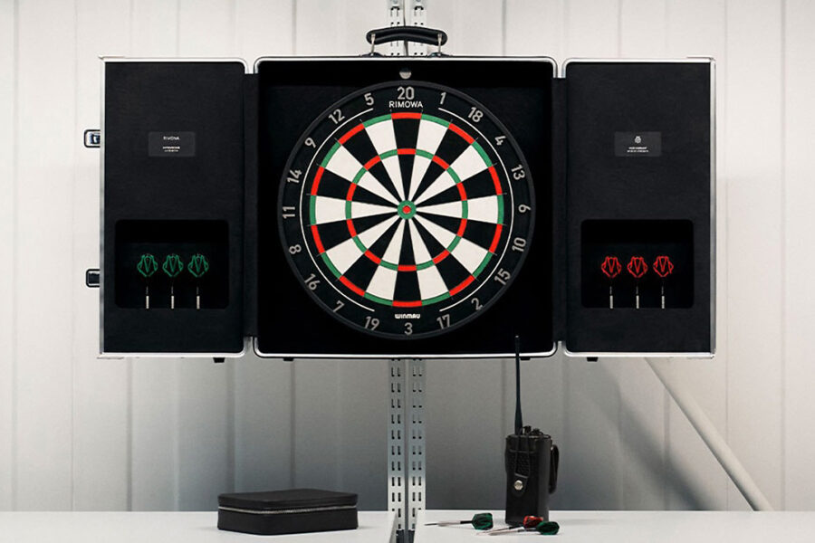 RIMOWA Locked a PDC Tournament Dartboard Inside a $6,300 Aluminum Suitcase