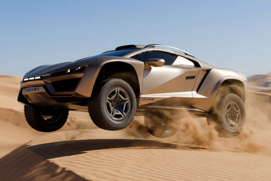 Rezvani’s 800-HP Dune Turns a Supercharged Lamborghini Huracán Into a Baja Weapon