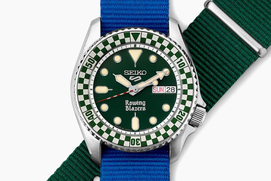 Seiko and Rowing Blazers Bring Back Their Beloved Checkerboard Rally Diver For Summer