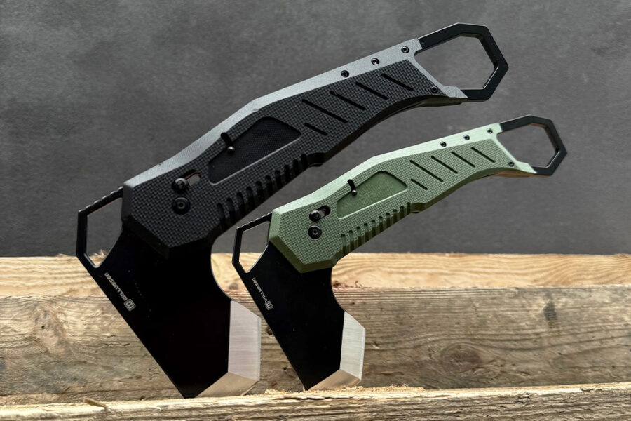 The Norse Foldable Axe Folds Shut Like a Pocket Knife and Slips Into a Pack Pocket