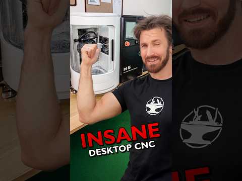 The coolest desktop CNC machine I’ve seen 🔥 #cnc #3Ddesign #engineering