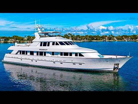 $9 Million Superyacht Tour : 1997 Delta Marine 122ft Tri Deck