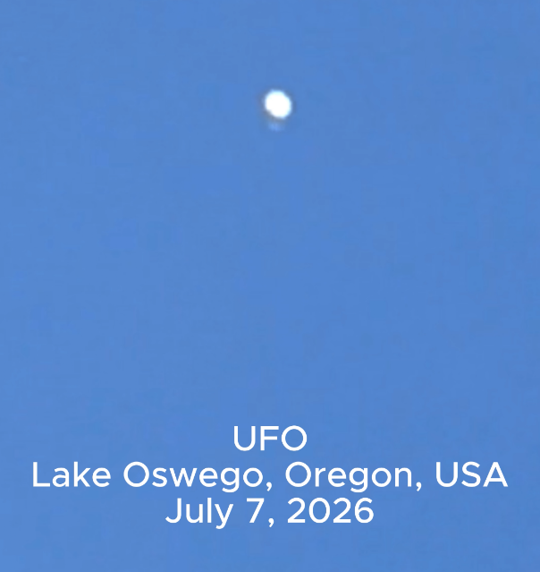 Orb shape-shifts to become balloon, to relax watchers, July 10, 2026, UFO UAP Sighting News.