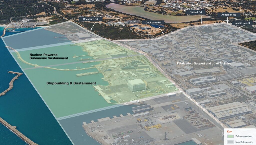 Australia identifies future defense precinct site for AUKUS sub sustainment