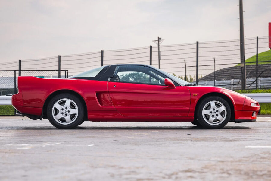 Ayrton Senna’s Personal Formula Red 1991 Honda NSX Is Officially Up For Grabs