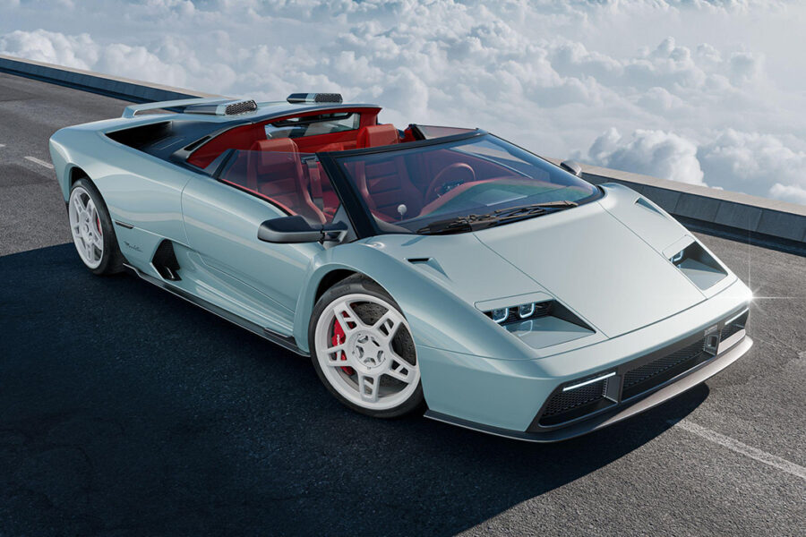 Eccentrica Rips the Roof Off Its Re-Engineered V12 Lamborghini Diablo Restomod