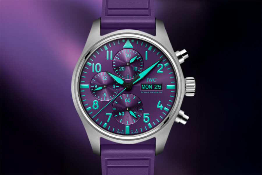 IWC Drops the First Purple Dial in Its Pilot’s Watch History for F1’s Original Night Race