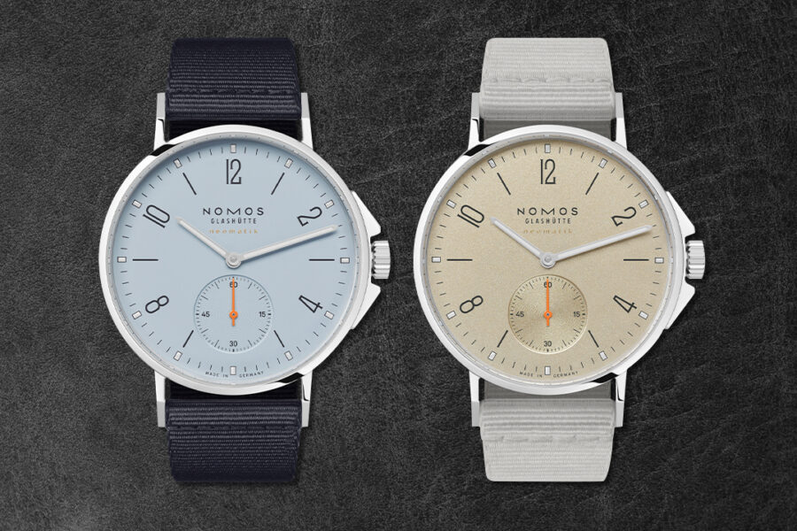 NOMOS Dresses Its Dive-Ready Ahoi in Sand and Sky for Summer