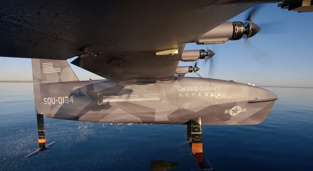 Regent demonstrates Squire autonomous seaglider at US Navy drone event