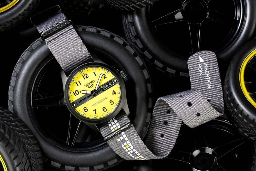 Seiko Turned Honda’s Cult Folding Scooter Into a Yellow-Dialed Field Watch