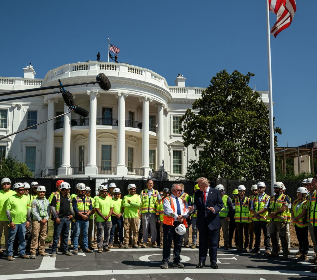 New White House helipad under construction to address VH-92A exhaust issue