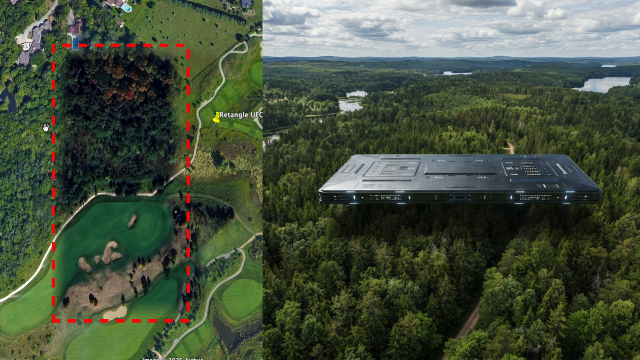 Cloaked UFO Throws 300 Meter Shadow Over Canada! Google Earth Discovery, UAP Sighting News.