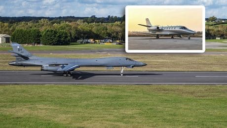 Security Alert at RAF Fairford After Civilian Jet Mistakenly Lands at U.S. Bomber Base
