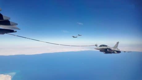 Chinese YY-20A Tanker Refuels Egyptian Rafale During Eagles of Civilization 2026 Air Exercises