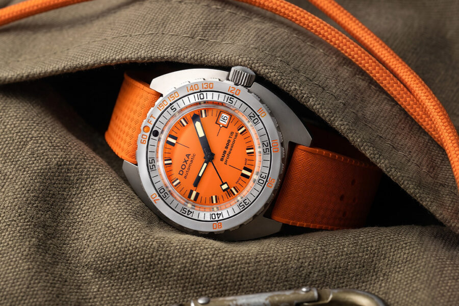 DOXA Machines Its Iconic SUB 300 From Grade 5 Titanium Right Down to the Dial