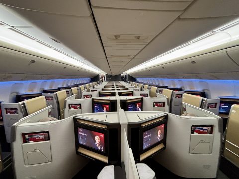 American plays premium catch-up with refurbished 777-300ER