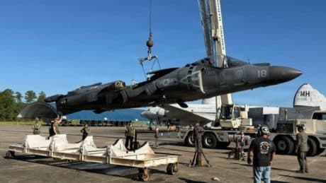 Last AV-8B Harrier Built for USMC Retired as Museum Display