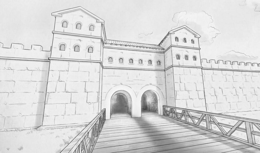 Roman Fortress Gate in Romania Unearthed