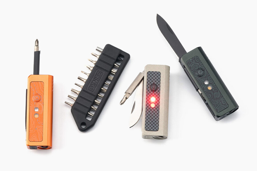 Oknife Fused a Blade, a Bit Driver, and a 300-Lumen Torch Into One EDC Pocket Tool