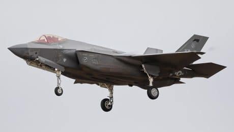Eight VT ANG F-35A Jets Arrive at RAF Lakenheath on Their Way Back from Middle East Deployment