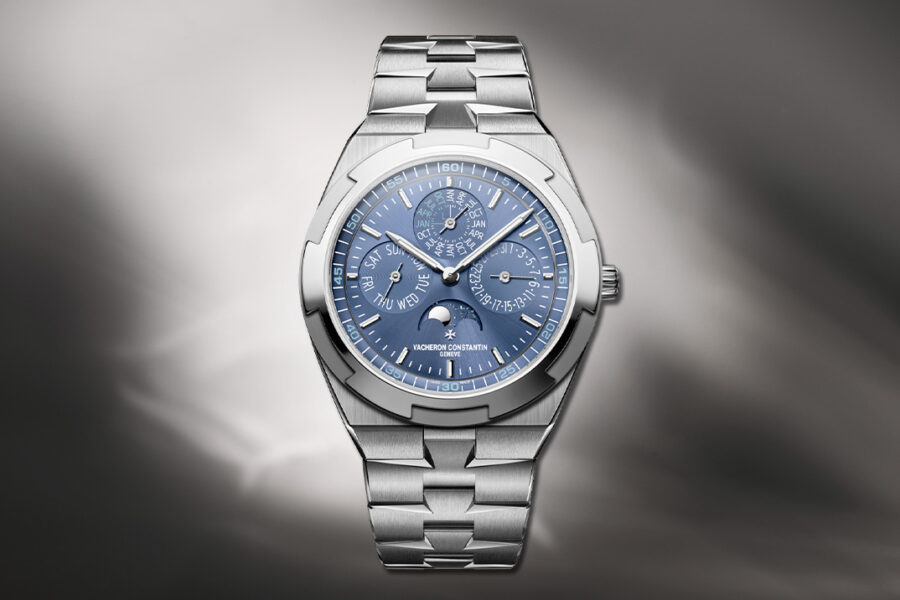 Vacheron Celebrates 30 Years of the Overseas With an Azure Perpetual Calendar Thinner Than a Dive Watch