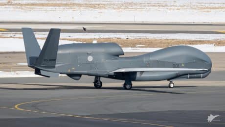 JASDF RQ-4B Crashes in the Sea of Japan