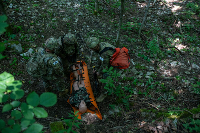 Combat Weather Airmen Stressed to Their Limits in Army Competition