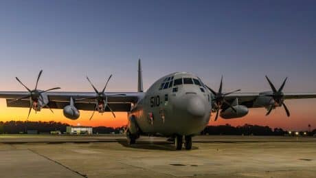 U.S. Navy Receives First C-130J-30 for TACAMO Program