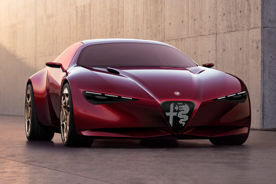 Alfa Romeo Sculpts Its Entire Future Into the Gorgeous Cuorerosso Concept