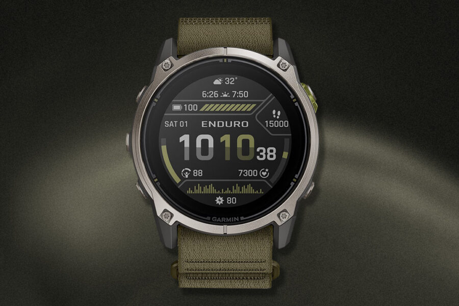 Garmin’s Solar-Powered Enduro 4 Ultraperformance GPS Watch Hits “Unlimited” Battery
