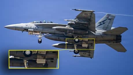 RAAF F/A-18F Super Hornet Spotted with AIM-260 During Gray Flag Test Event