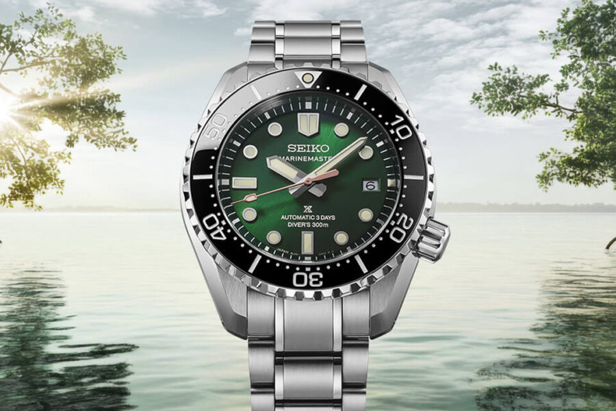Seiko Drenched Its Flagship Marinemaster in Limited Edition Mangrove Green