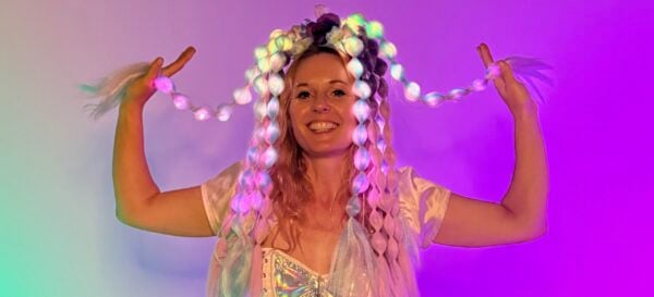 LED Bubble Hair Extensions with Motion Controlled Effects #Sensors #AdafruitLearningSystem @Adafruit